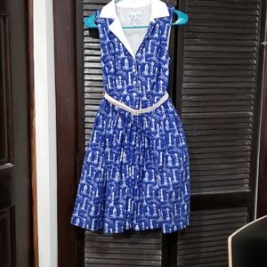 Adorable Lighthouse Dress ModCloth S